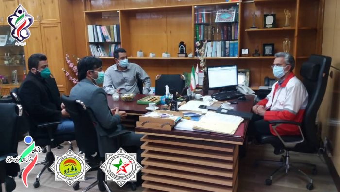 دیدار با رئیس جمعیت هلال احمر استان مازندران